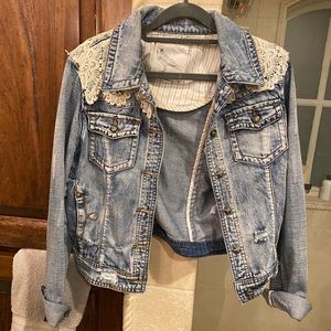 Women’s Jean Jacket with lace